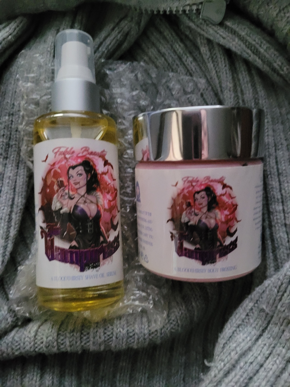Vampiress Shave Oil & Body Butter Set - Pink